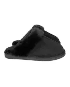 Black Faux Fur Women's Wholesale House Slippers