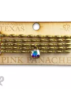 Rice bead bracelet with Austrian crystal