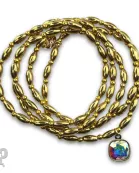 Rice bead bracelet with Austrian crystal
