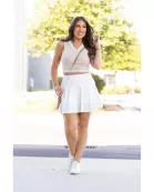 Ready to Ship | The Wendy - White Skort