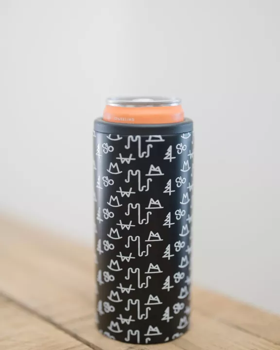 Hard Cooling Can in Black Brand
