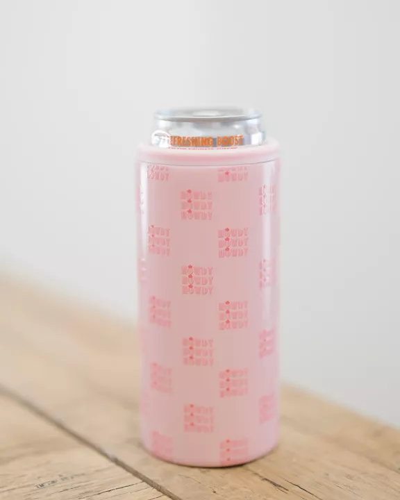 Hard Cooling Can in Pink Howdy