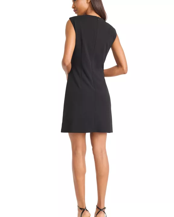 SLEEVELESS MINI WITH CF BUTTONS