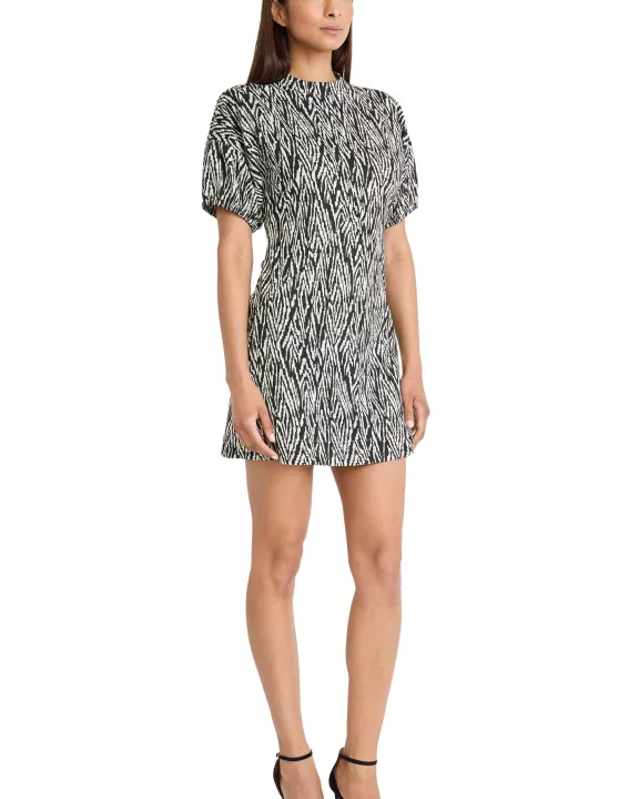 SHORT SLEEVE KNIT MINI