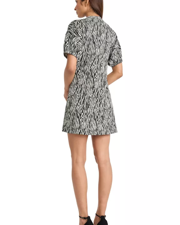 SHORT SLEEVE KNIT MINI