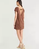 TIE BACK MINI DRESS