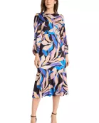 LONG SLEEVE MIDI DRESS