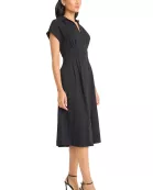 SHORT SLEEVE MIDI WITH CF SLIT