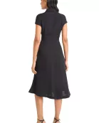 SHORT SLEEVE MIDI WITH CF SLIT