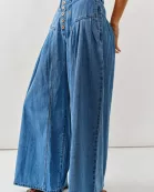 AJP5039 Front Button Down Flare Jeans