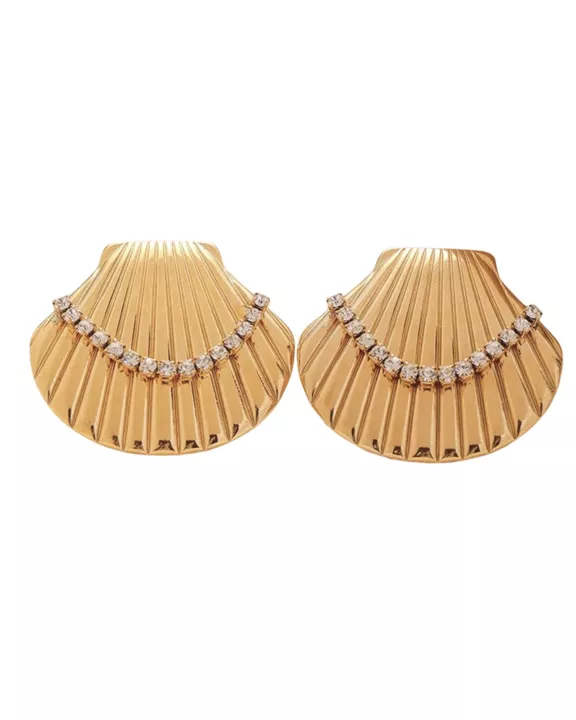Adora Shell Statement Earrings