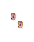 Screwback Stud Earrings - Madison Pink