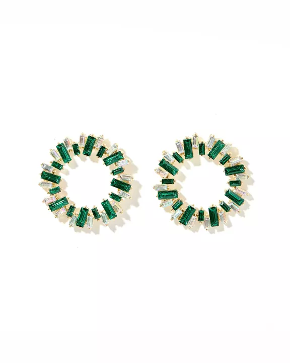 Whitney - Green - Earrings