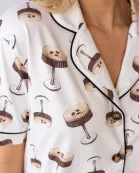 MARTINI PARTY SHORT SLEEVE LOUNGE SET ETA 07/30-08/15
