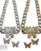 Pearl butterfly post earring