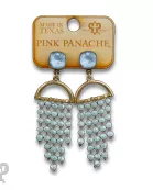 Waterfall beaded earring with Austrian crystal