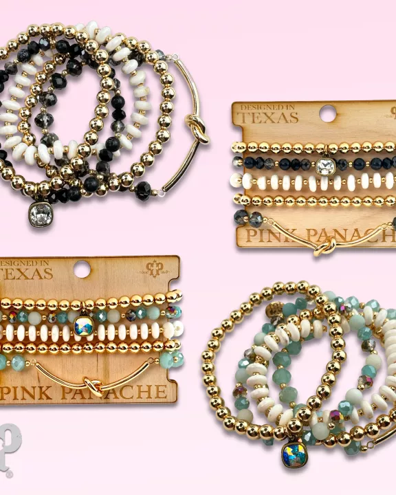 Infinity knot charm bracelet