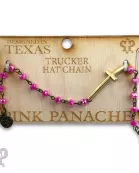 Gold cross beaded trucker hat chain