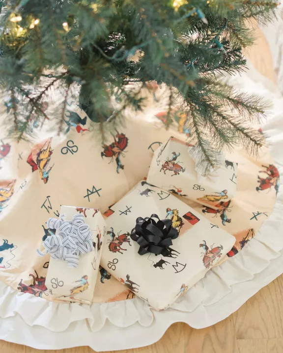 Vintage Cowboy Wrapping Paper