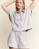 QUARTER ZIP ATHLETIC 2 PIECE SET