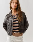 MAJ3310 VINTAGE WASHED LEATHER JACKET