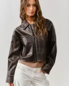 MAJ3310 VINTAGE WASHED LEATHER JACKET
