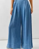 AJP5004 SMOCKING WAIST SUPER SOFT WIDE PANTS