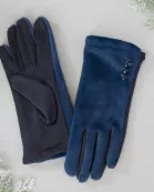 Noelle Gloves - Blue