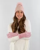 Noelle Gloves - Pink