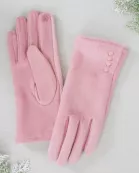 Noelle Gloves - Pink