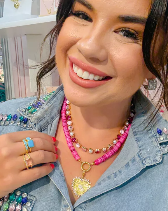 Pink Sparkle Necklace