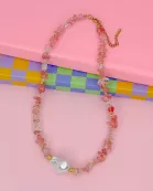 Enchanted Pearl Gemstone Necklace