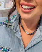 Enchanted Pearl Gemstone Necklace