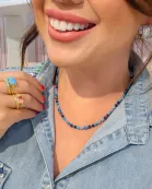 Candy Bead Dainty Gemstone Necklace