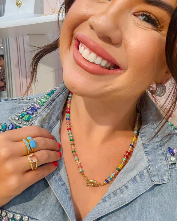 Sprinkle Pop Gemstone Necklace