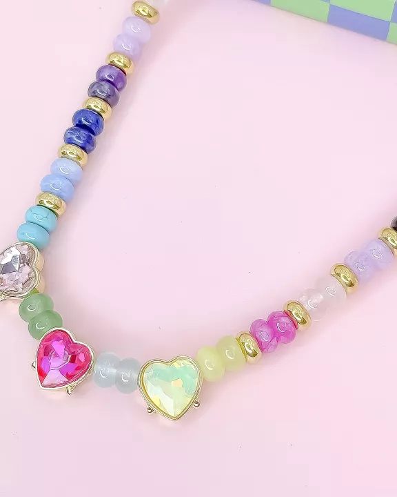 Heartbeats & Hues Gemstone Necklace