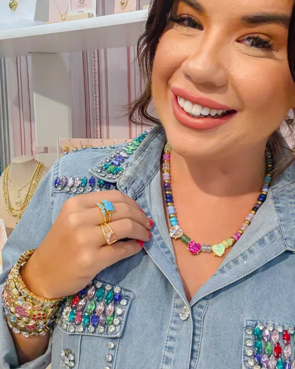 Heartbeats & Hues Gemstone Necklace