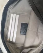 Black Leather Half Sash Bag