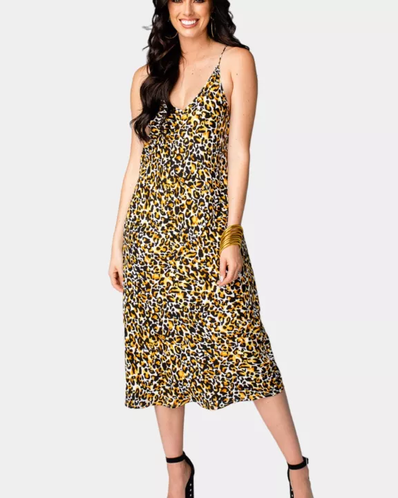 Tiff Midi Slip Dress - Alleycat
