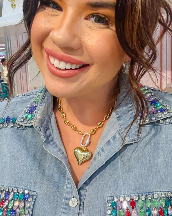 Double Trouble Gold Necklace