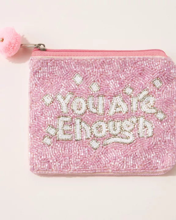 "You Are Enough" Coin Pouch for Valentine's Day and other Special Day