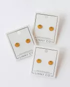 Screwback Stud Earrings - Knox Pumpkin