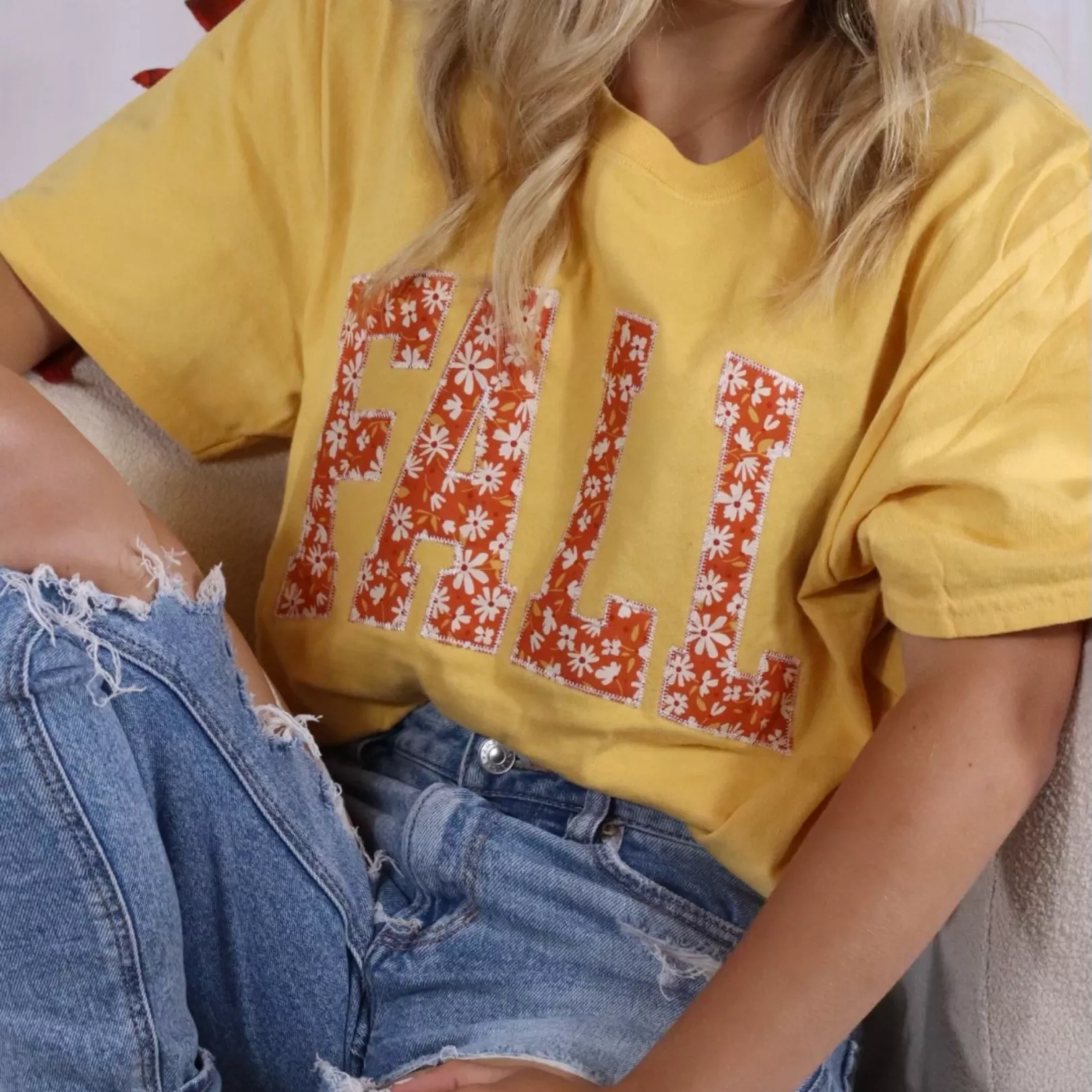 Fall Floral Short Sleeve