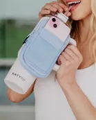 Light Blue Wholesale Tumbler Zipper Pouch for Phone