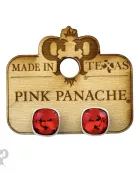 Austrian square crystal post earring, 10mm