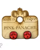 Austrian square crystal post earring, 10mm