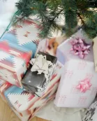 Brown Cowhide Wrapping Paper