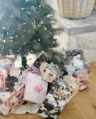Brown Cowhide Wrapping Paper