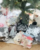 Brown Cowhide Wrapping Paper