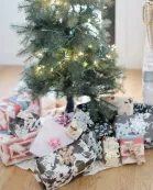 Black Cowhide Wrapping Paper
